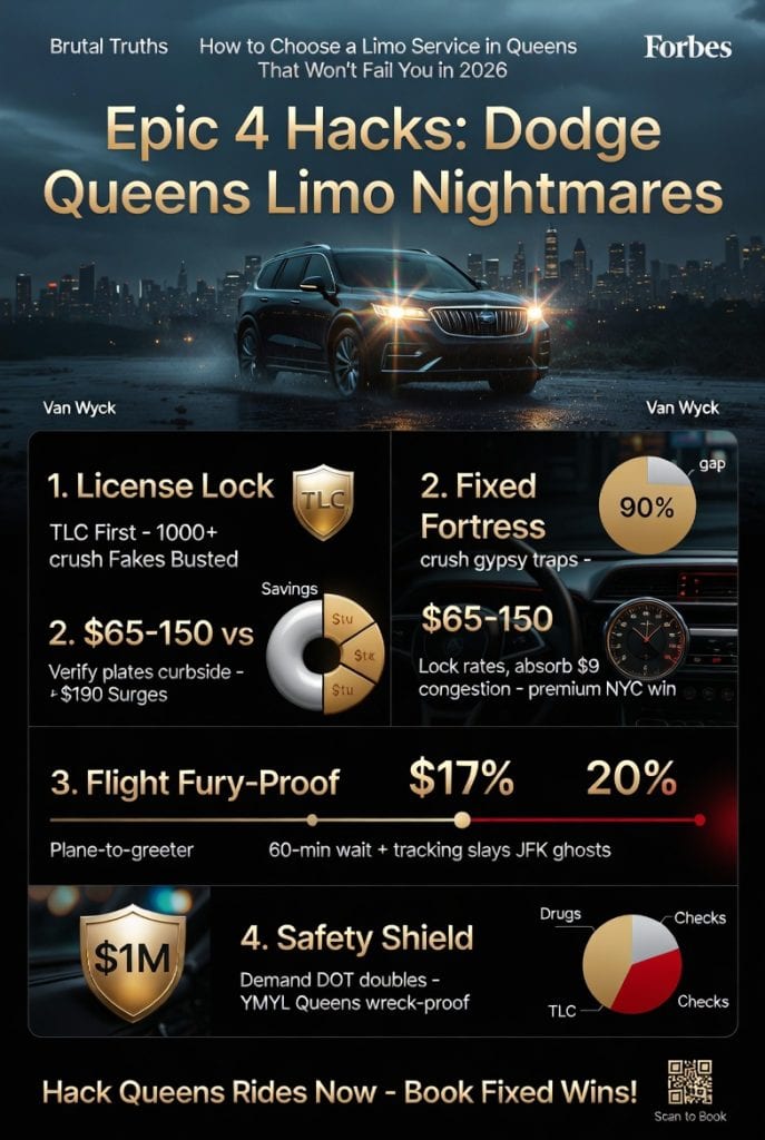Infographic how to choose a limo service in queens