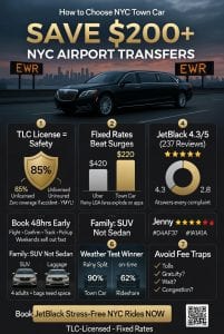 Infographic how to choose a town car service in new york