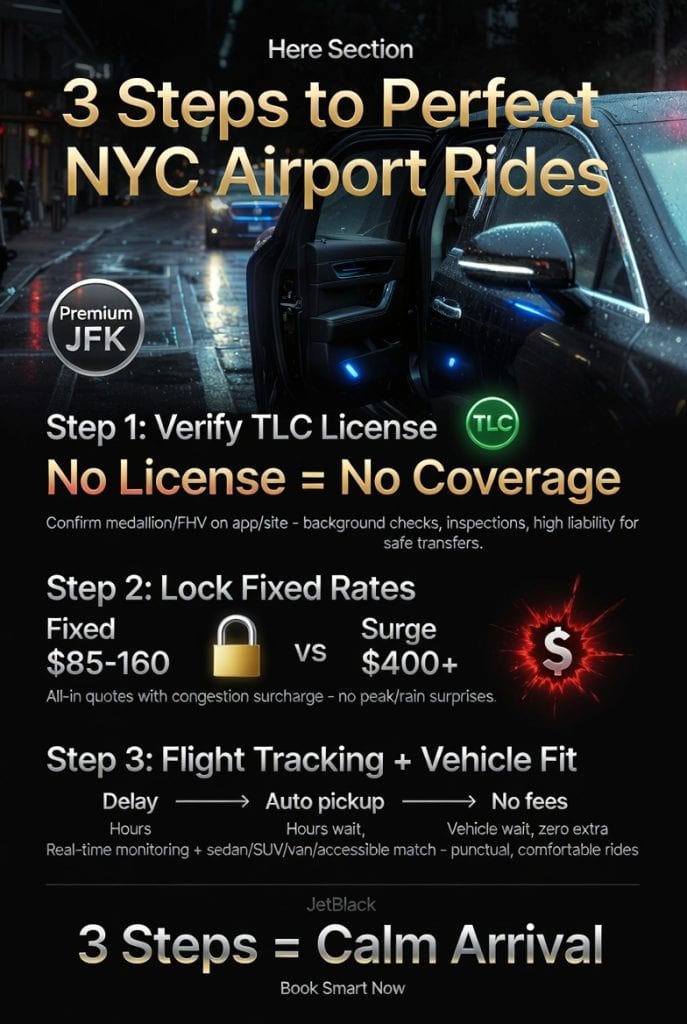 Infographic how to choose the best nyc airport car service