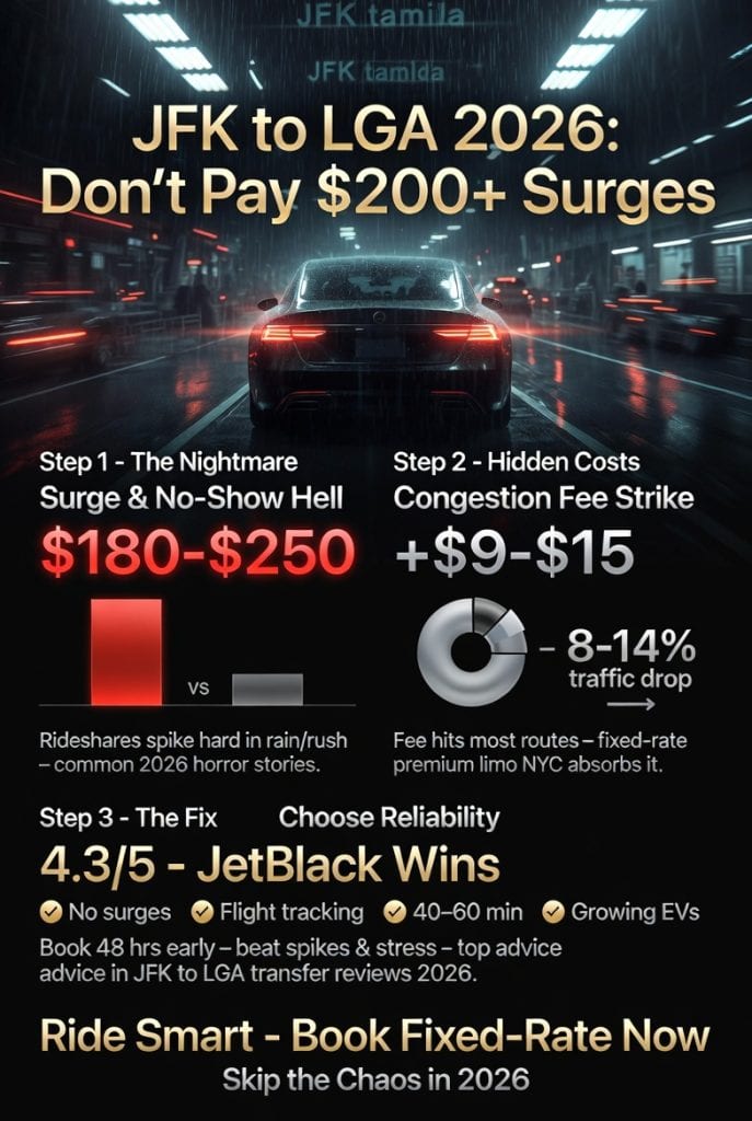 Infographic jfk to lga transfer reviews 2026