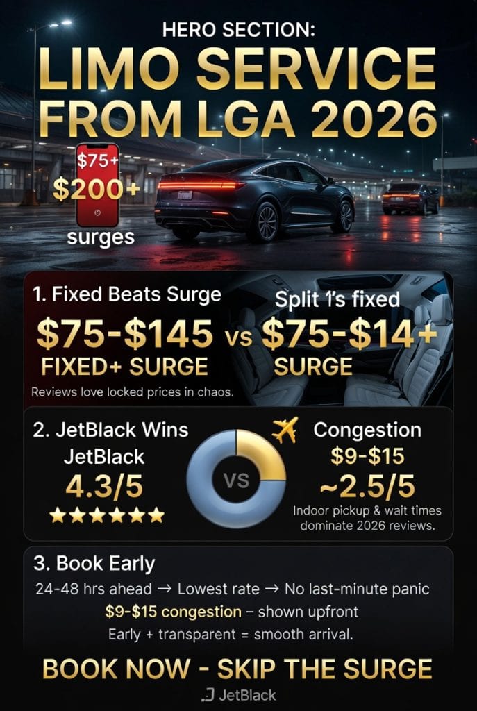 Infographic limo service from lga reviews 2026