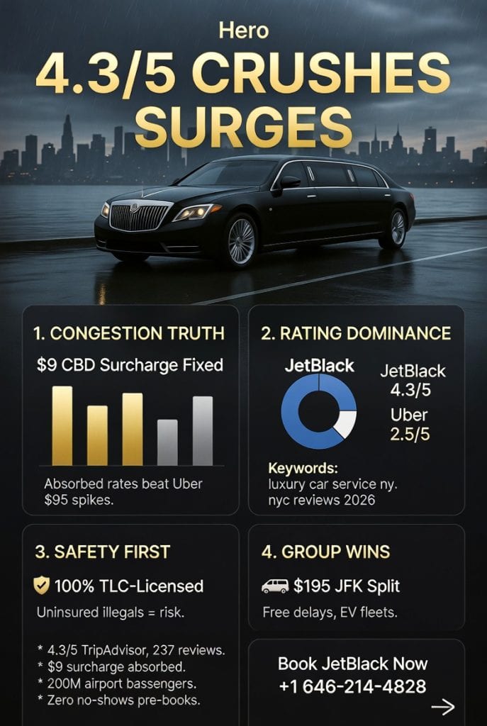 Infographic luxury car service nyc reviews 2026