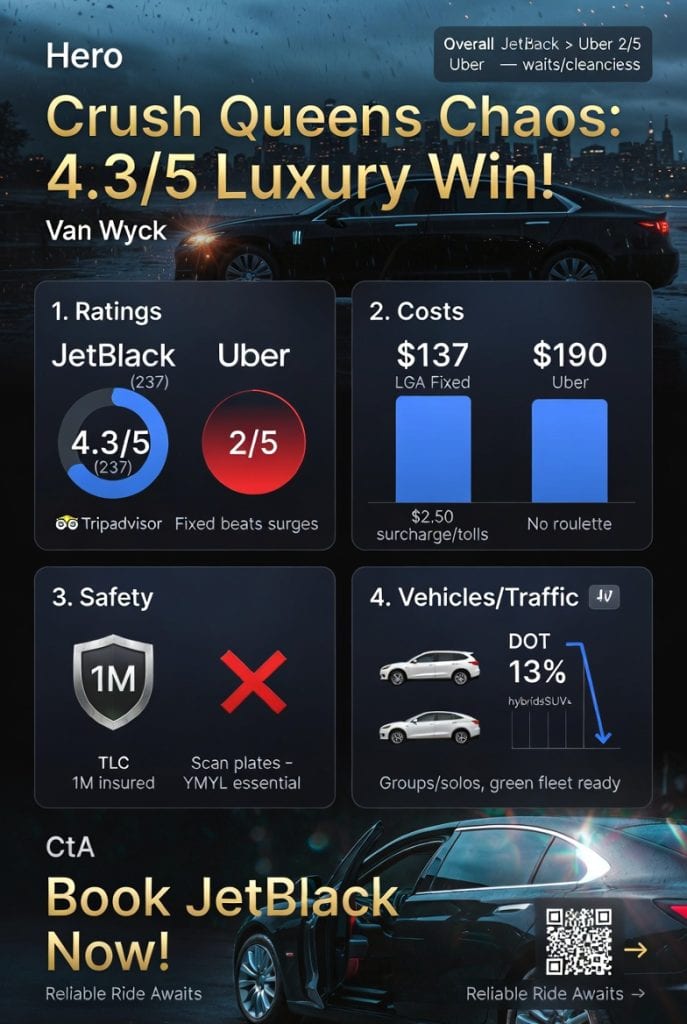 Infographic luxury queens limo service