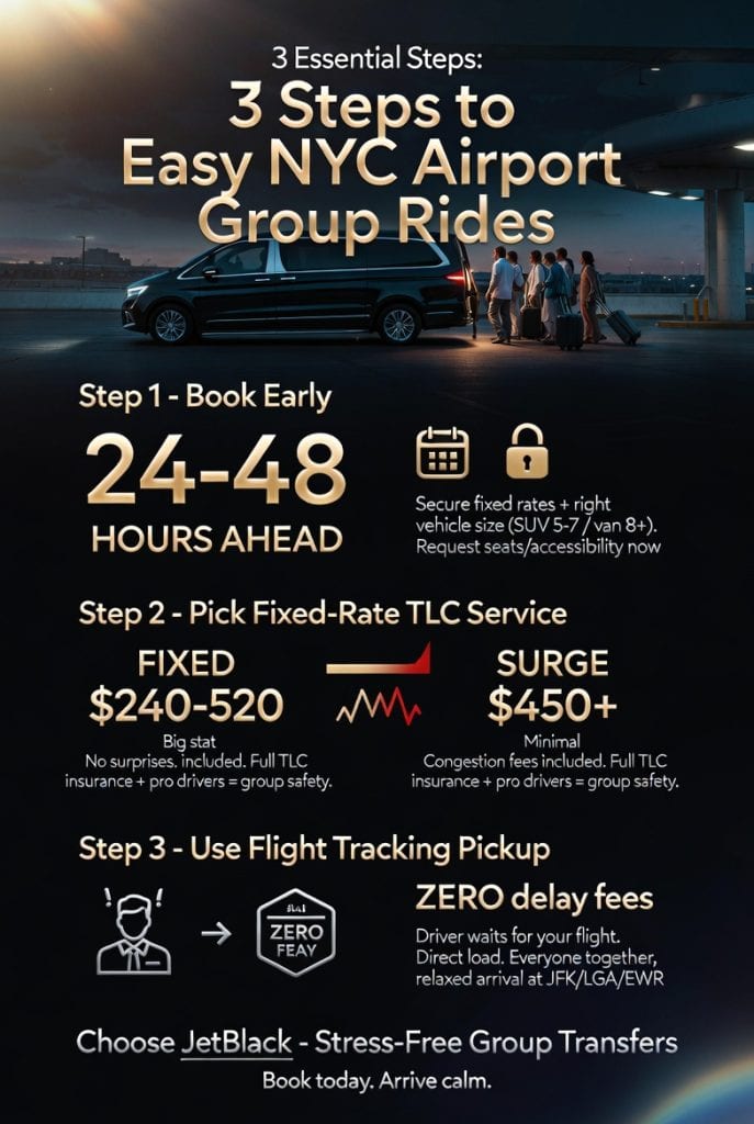 Infographic nyc airport car service for groups