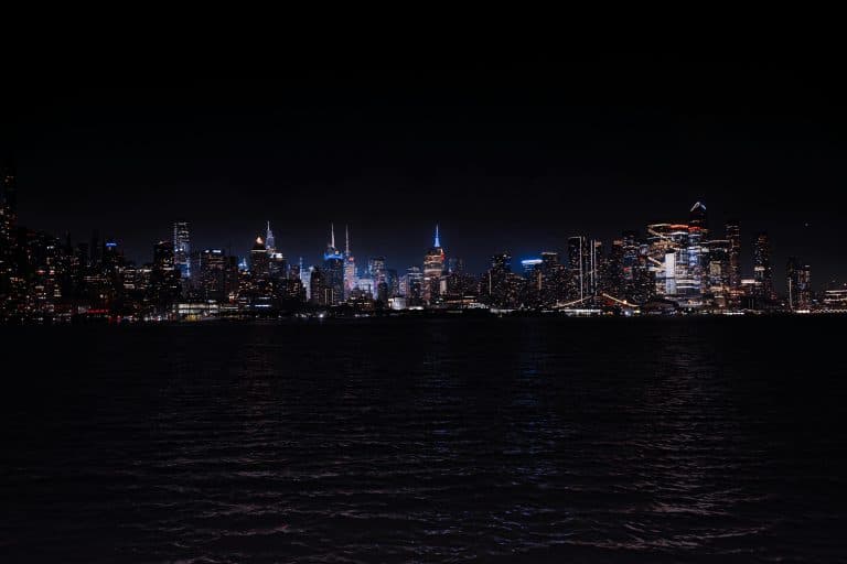 Places & Attractions Blogs | Articles | News | Tips & Tricks | Video | FAQ | Information | Infograph. 24 Breathtaking night view of the illuminated New York City skyline across the water.