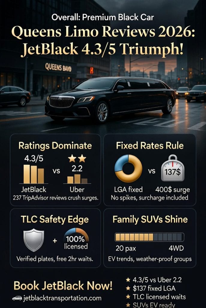 Infographic queens limo service reviews 2026
