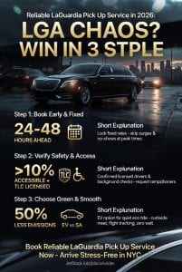 Infographic reliable laguardia pick up service