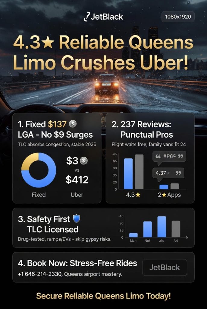 Infographic reliable queens limo service
