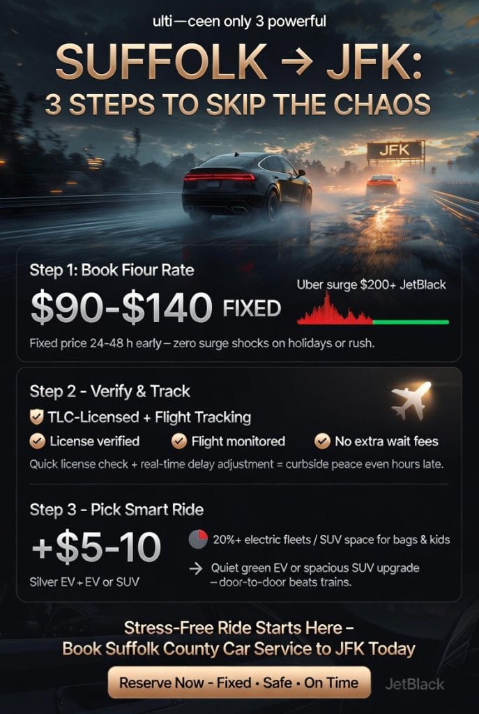 Infographic suffolk county car service to jfk