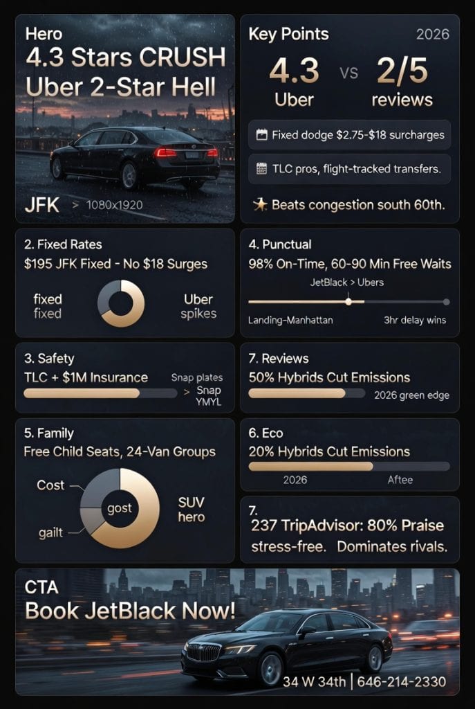 Infographic town car service new york reviews 2026