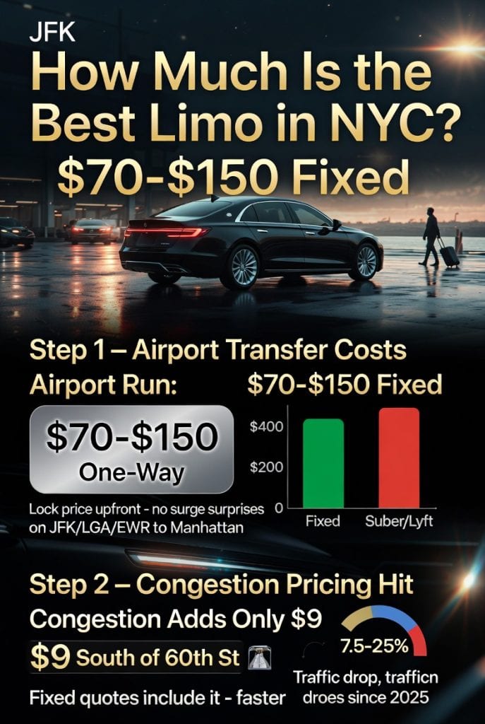 Infographic how much is the best limo in nyc