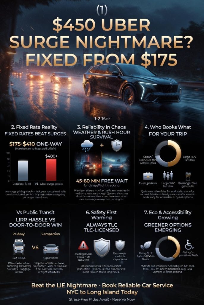  infographic Car Service NYC to Long Island