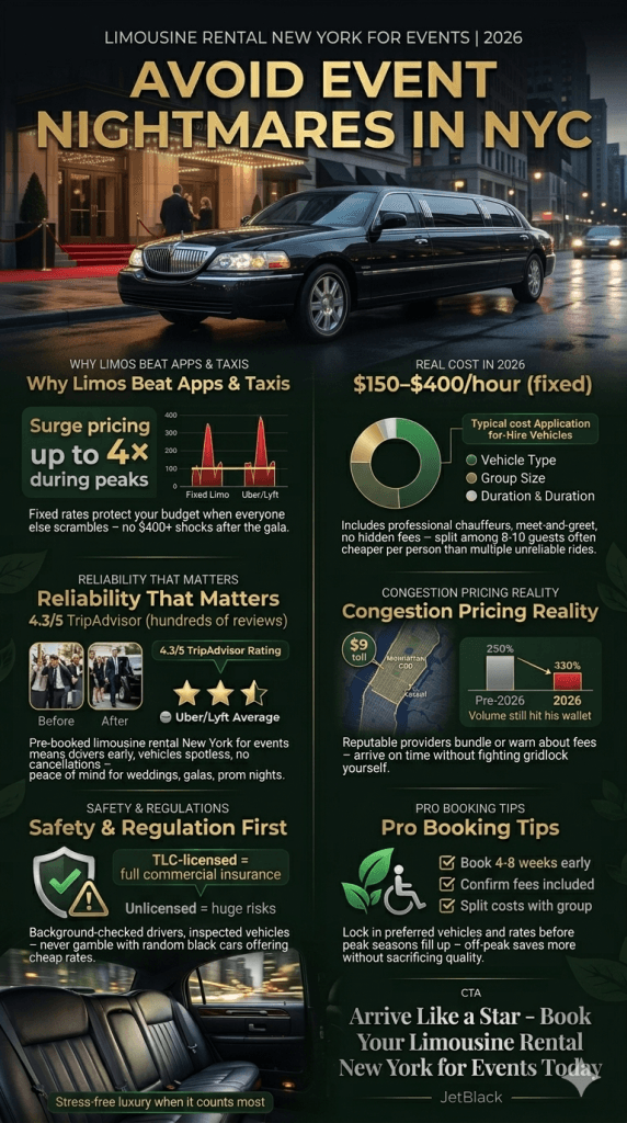 limousine rental new york for events