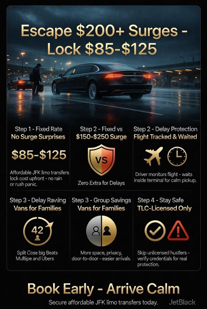 Infographic affordable jfk limo transfers