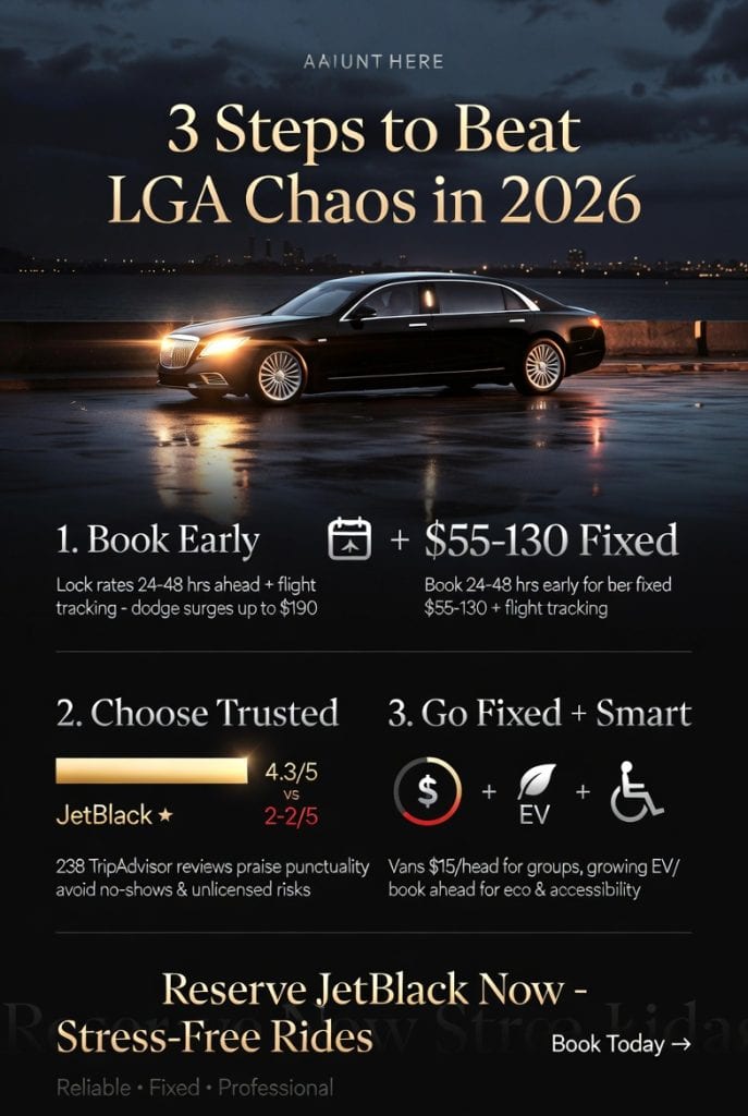 Infographic car service laguardia reviews 2026