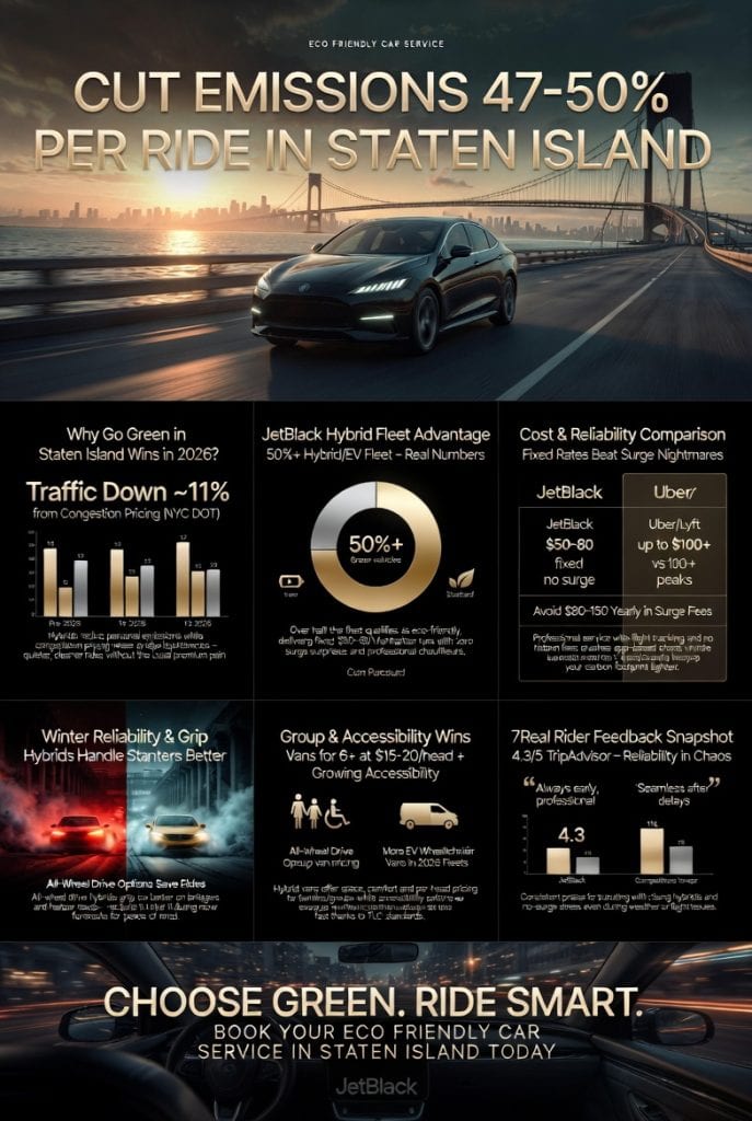 infographic eco friendly car service in staten island