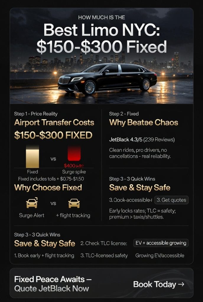 Infographic how much is the best limo service in nyc