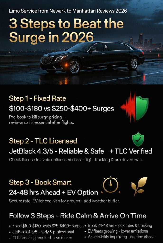 Infographic limo service from newark to manhattan reviews 2026