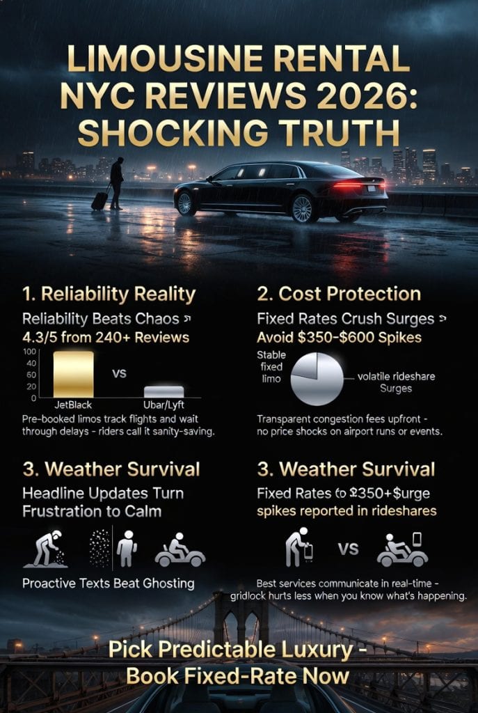 Infographic limousine rental nyc reviews 2026