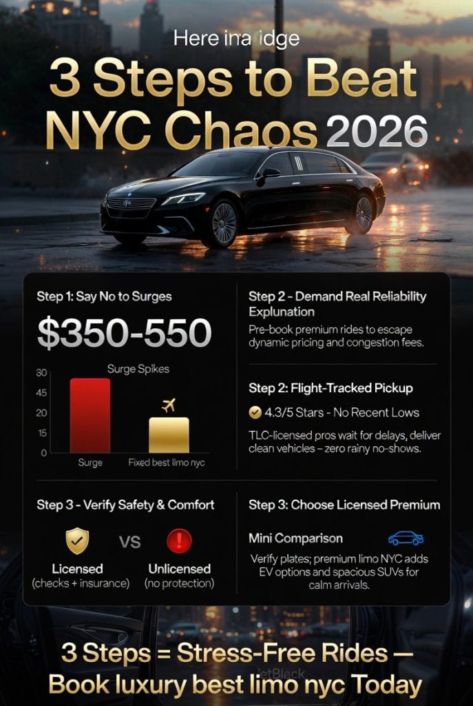 Infographic luxury best limo nyc