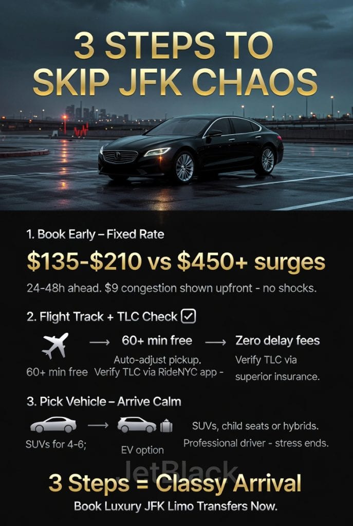 Infographic luxury jfk limo transfers