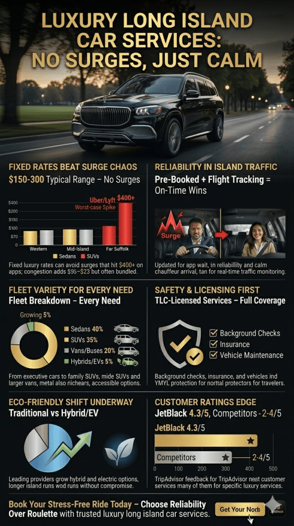 infographic luxury long island car services