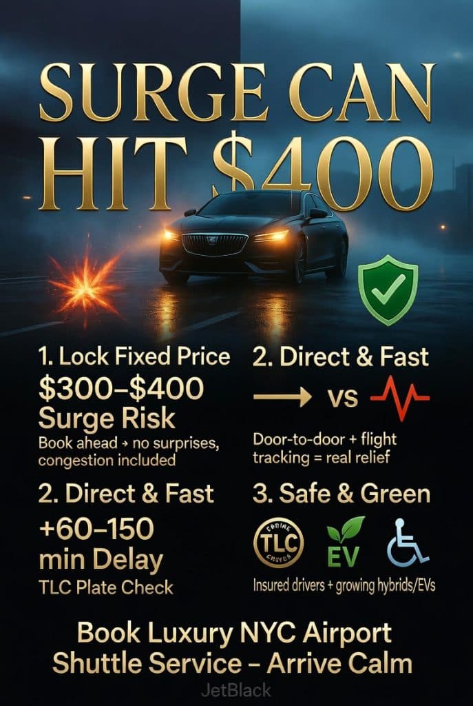 Luxury NYC Airport Shuttle Service in 2026: The One Choice That Actually Feels Worth It After a Red-Eye 3 Infographic luxury nyc airport shuttle service