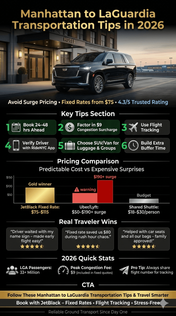 manhattan to laguardia transportation tips