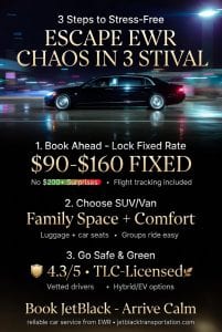 Infographic reliable car service from ewr