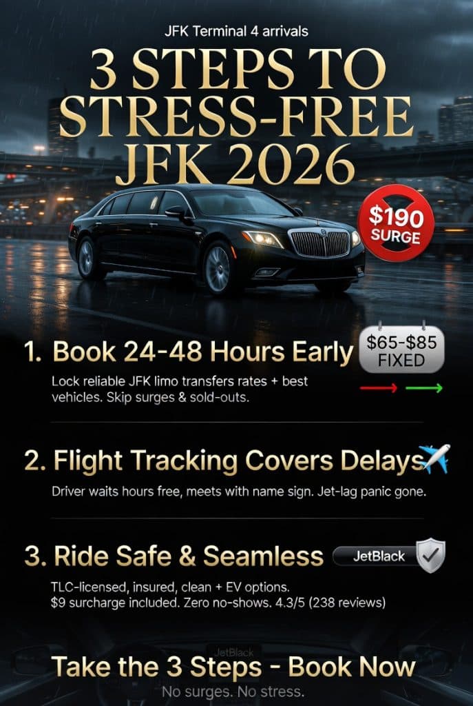 Infographic reliable jfk limo transfers