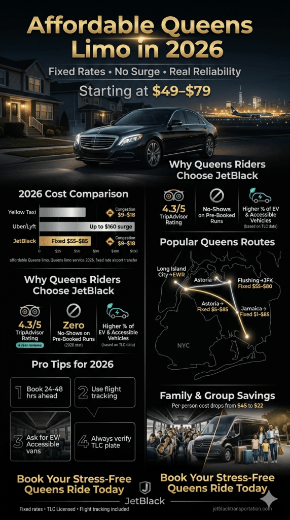 Affordable Queens limo price comparison 2026