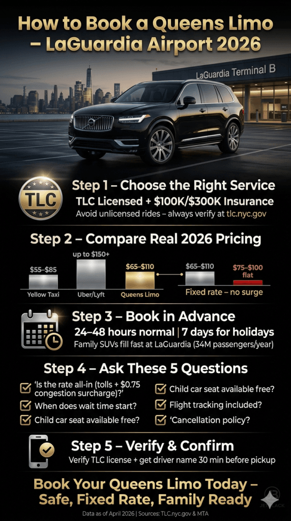 how to book a queens limo