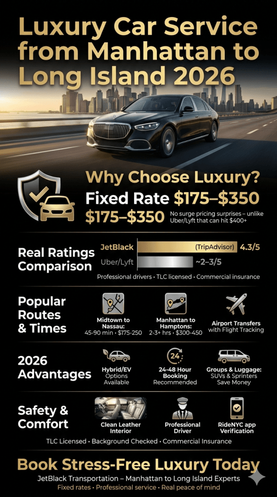 luxury car service from manhattan to long island
