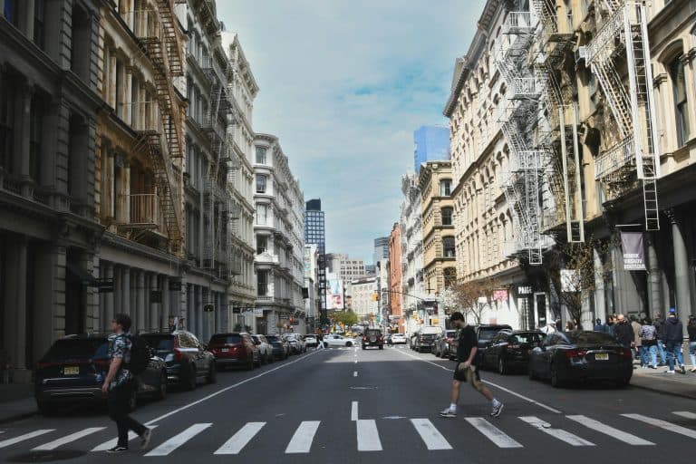 Places & Attractions Blogs | Articles | News | Tips & Tricks | Video | FAQ | Information | Infograph. 29 Street view of a busy intersection in Soho, NYC capturing everyday city life.