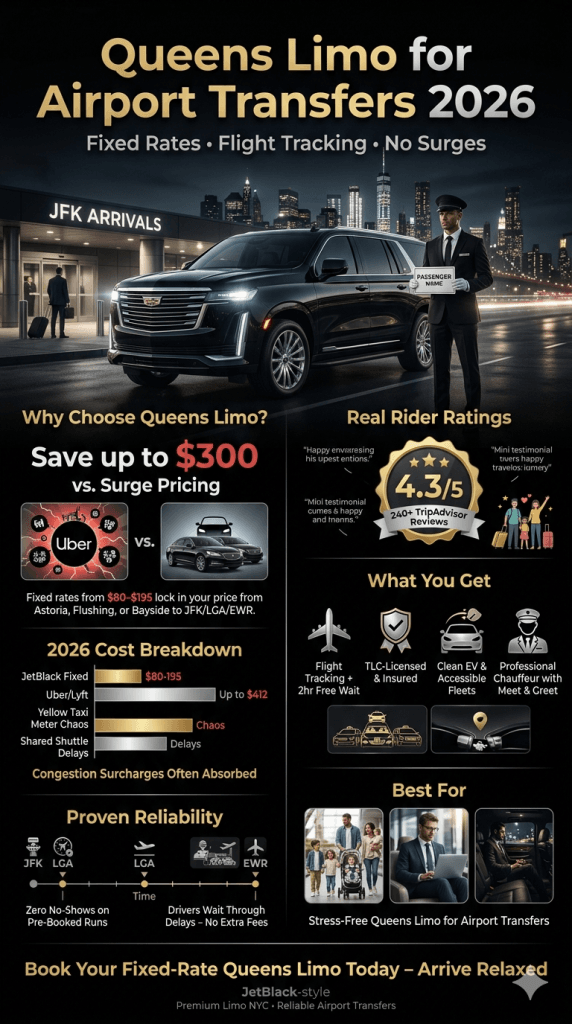 queens limo for airport transfers