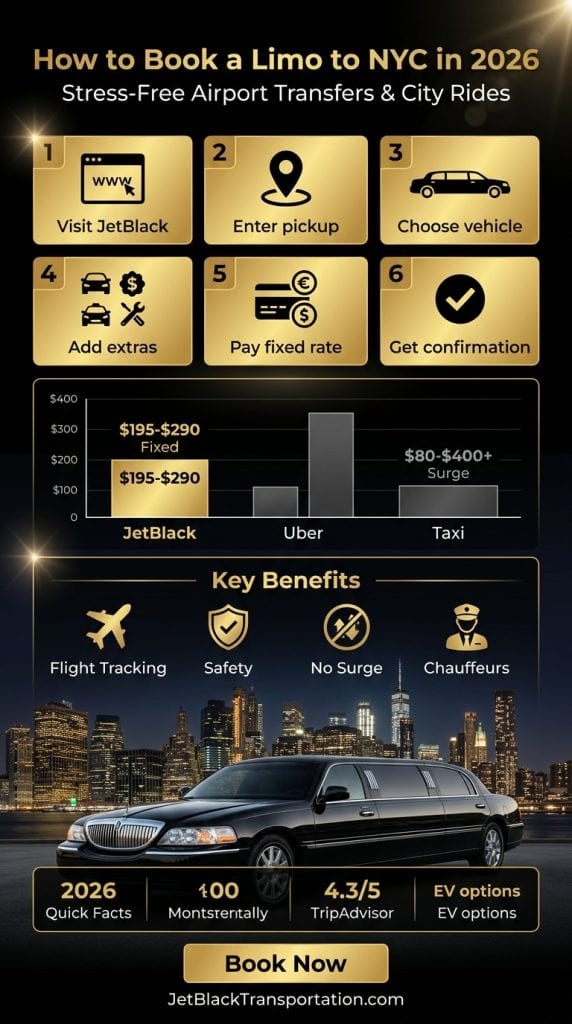 how to book a limo to nyc