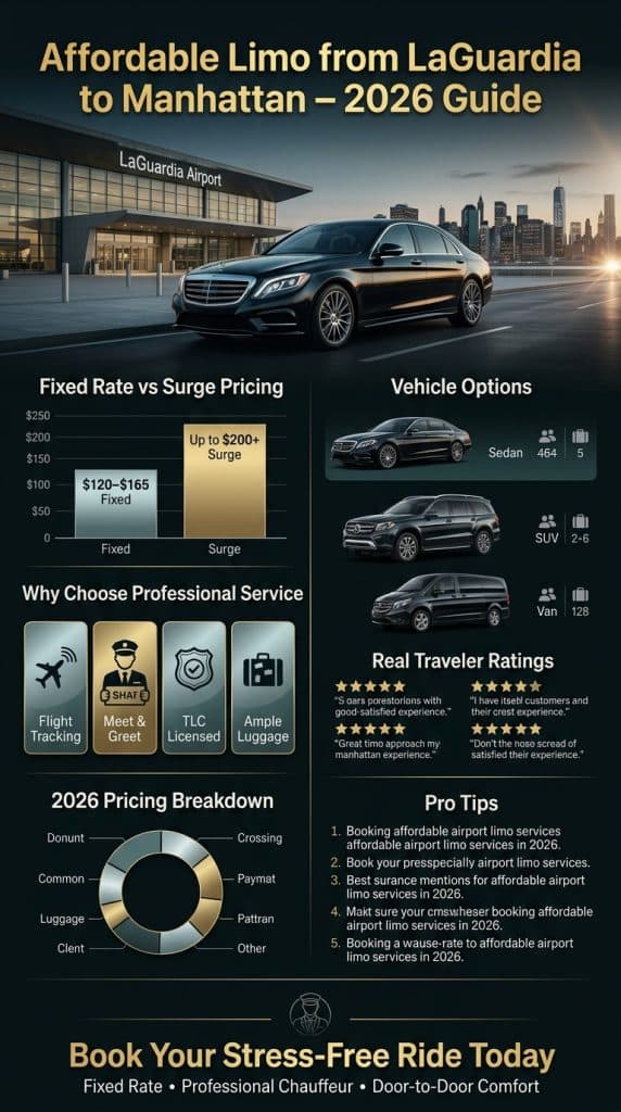 affordable limo from laguardia to manhattan