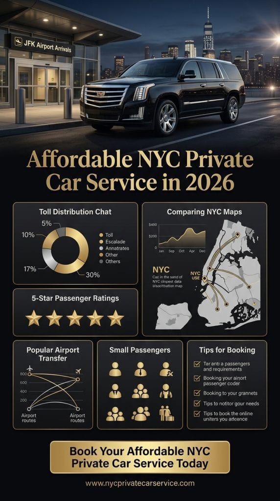  Affordable NYC private car service cost breakdown with 2026 congestion pricing and airport transfer savings