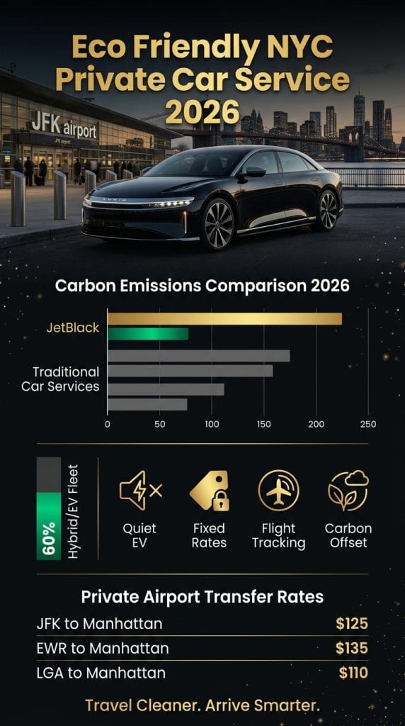  eco friendly nyc private car service benefits versus traditional options in 2026