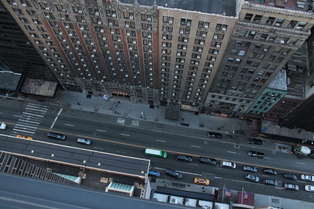 new york, sky, manhattan, nature, city, buildings, street, diving