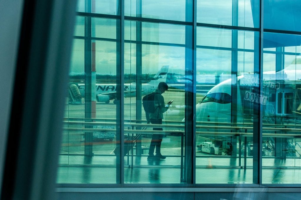 airport, to travel, transport, flying, plane