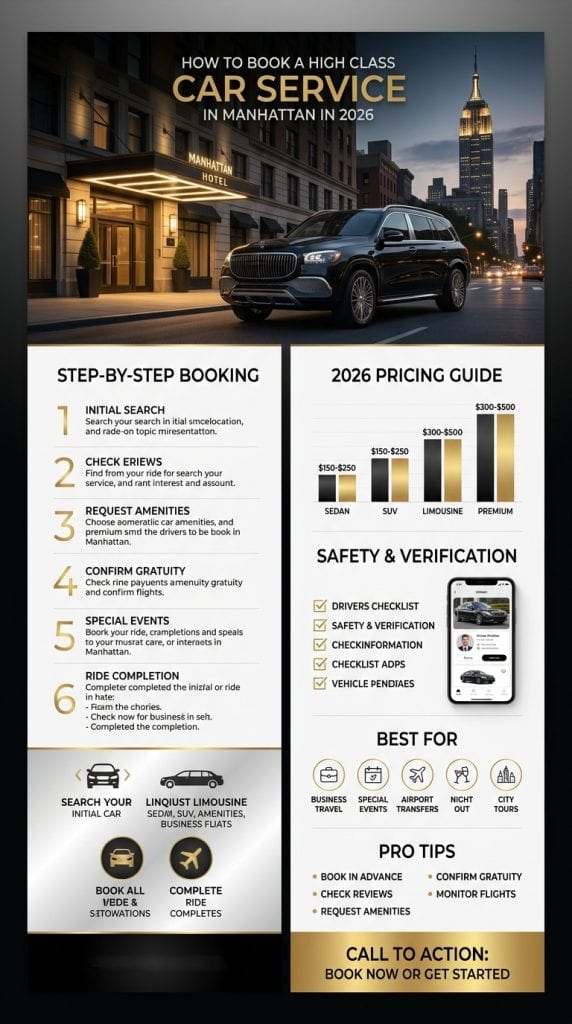 how to book a high class car service in Manhattan