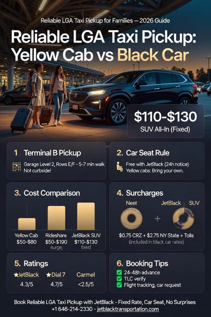 reliable lga taxi pickup