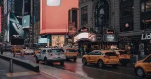 taxi from jfk to lga departure scene