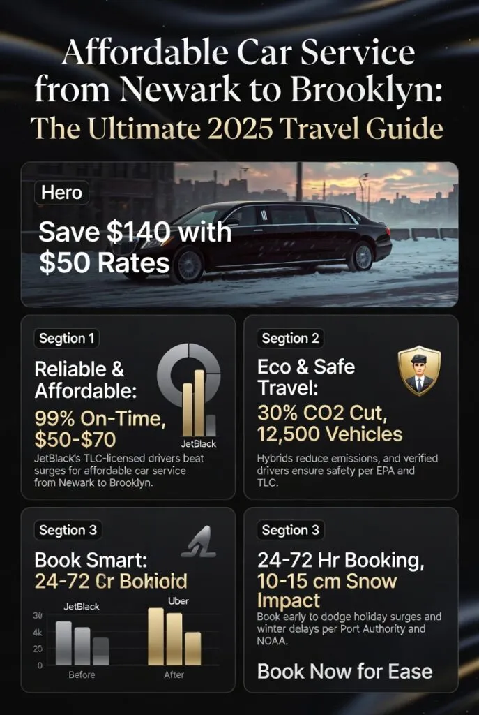 Affordable Car Service from Newark to Brooklyn: The Ultimate 2025 Deep Dive Travel Guide 3 Infographic affordable car service from newark to brooklyn