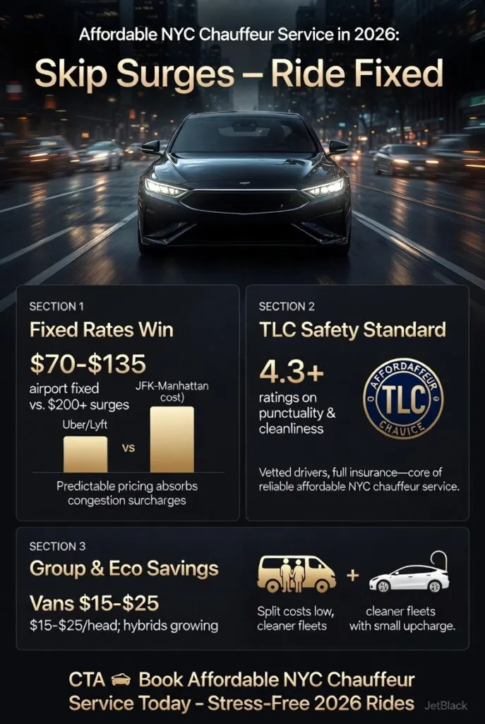 Infographic affordable nyc chauffeur service
