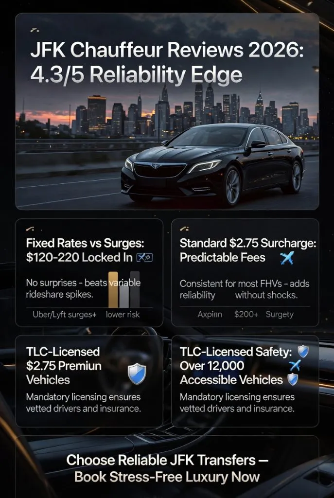 Infographic jfk chauffeur service reviews 2026