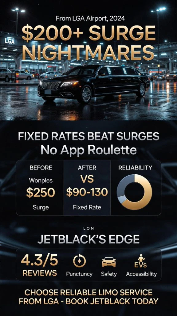 Reliable Limo Service from LGA in 2026: Navigating LaGuardia Chaos Without Losing Your Mind 3 Infographic reliable limo service from lga