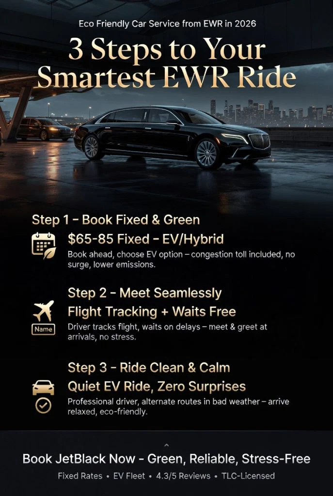 Infographic eco friendly car service from ewr