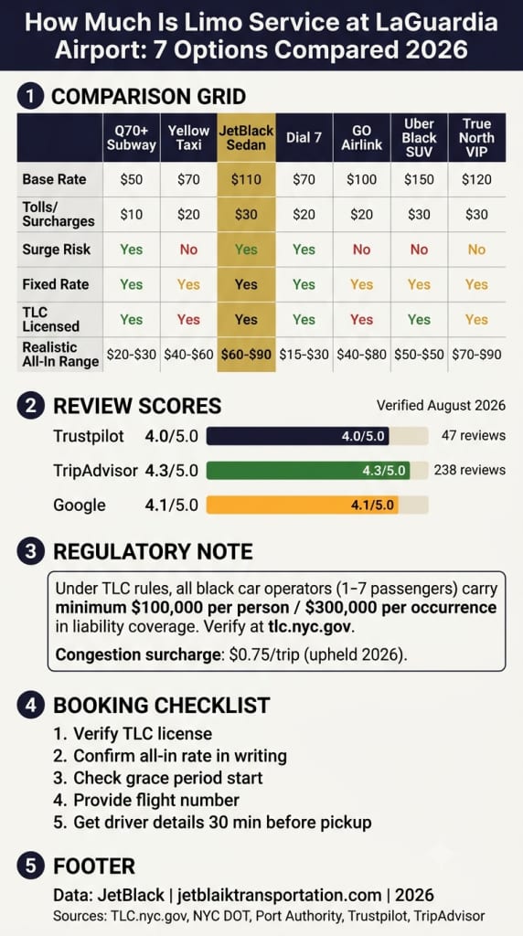 How Much Is Limo Service at LaGuardia Airport: 7 Proven Prices 1